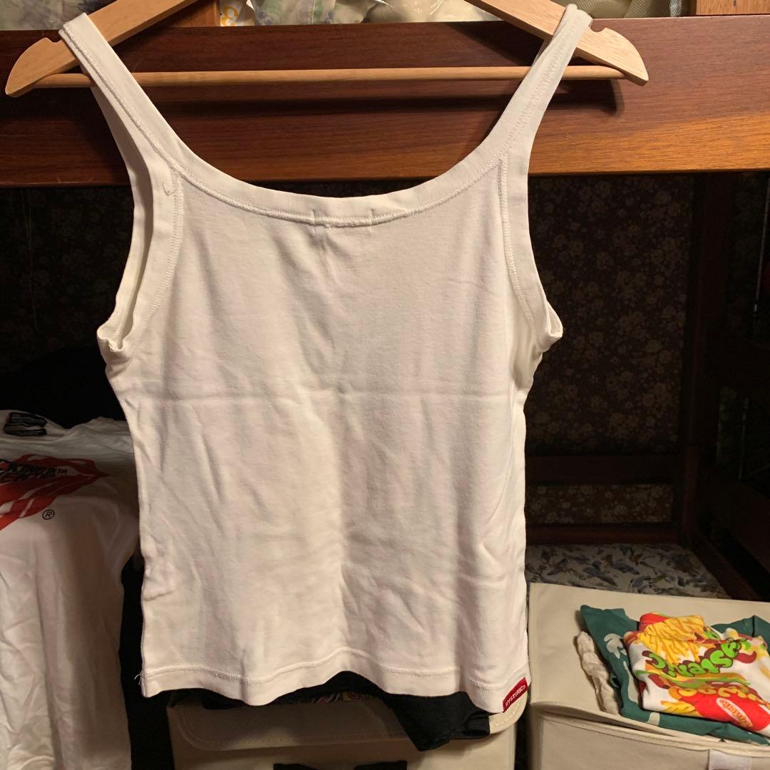 ヒステリックグラマーキャミソール ホワイトビクセンガール