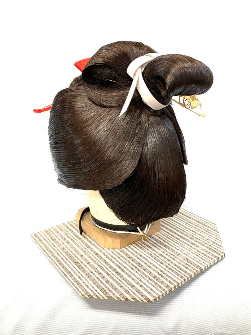 辰巳7号サイズ、つぶし島田、中古舞踊かつら、日本髪かつら、大衆演劇かつら