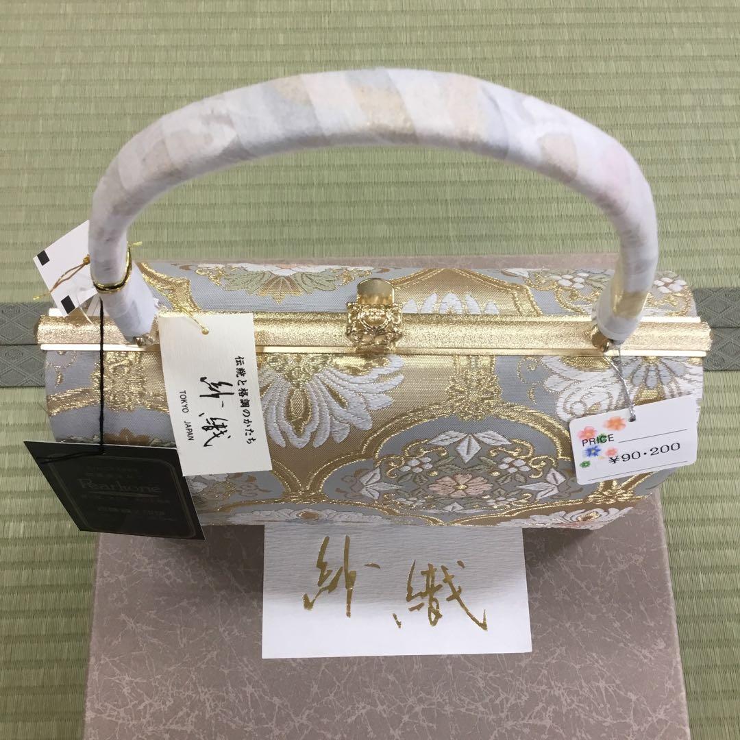 【新品未使用】和装　草履バッグセット　紗織　パールトーン加工　成人式　卒業式
