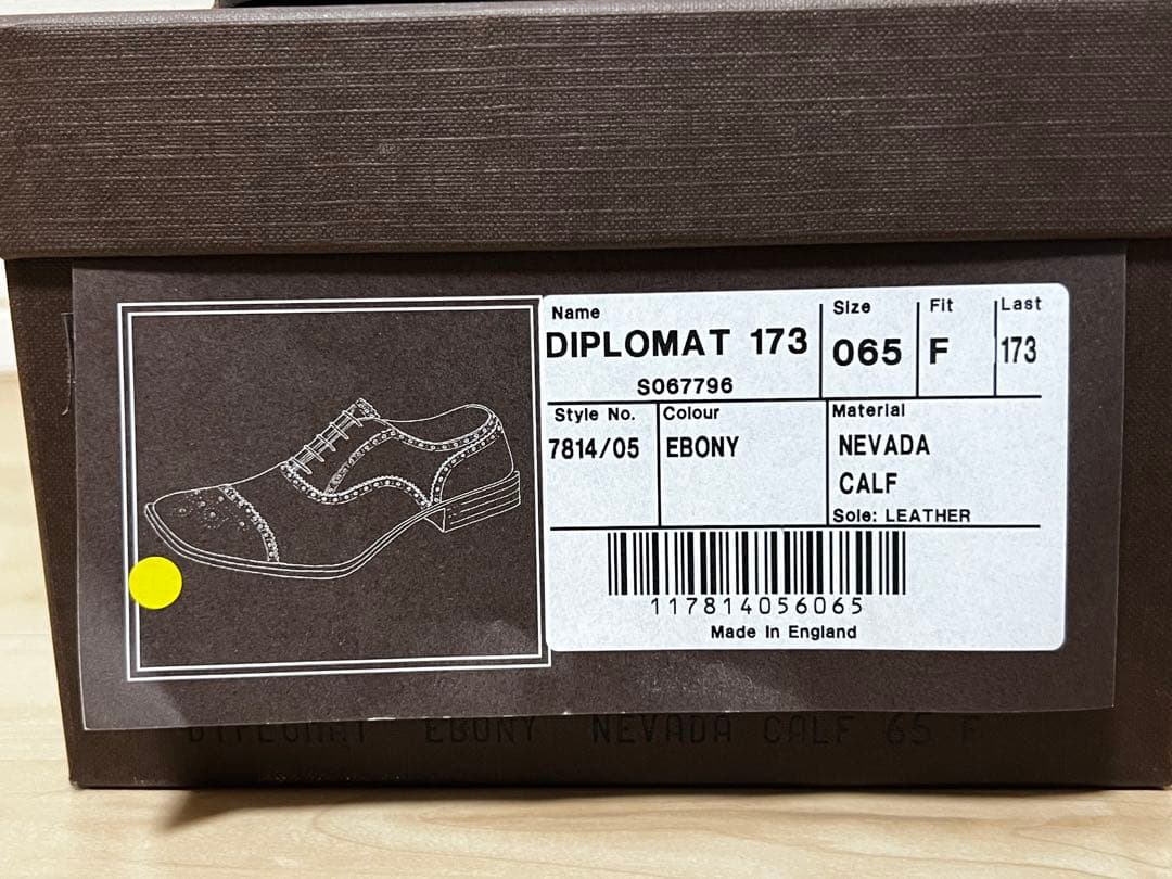 Church's Diplomat EBONY 65F チャーチ ディプロマット