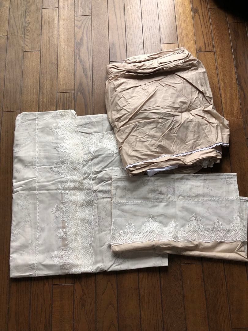 【再値下げ】ベッド用カバーセット