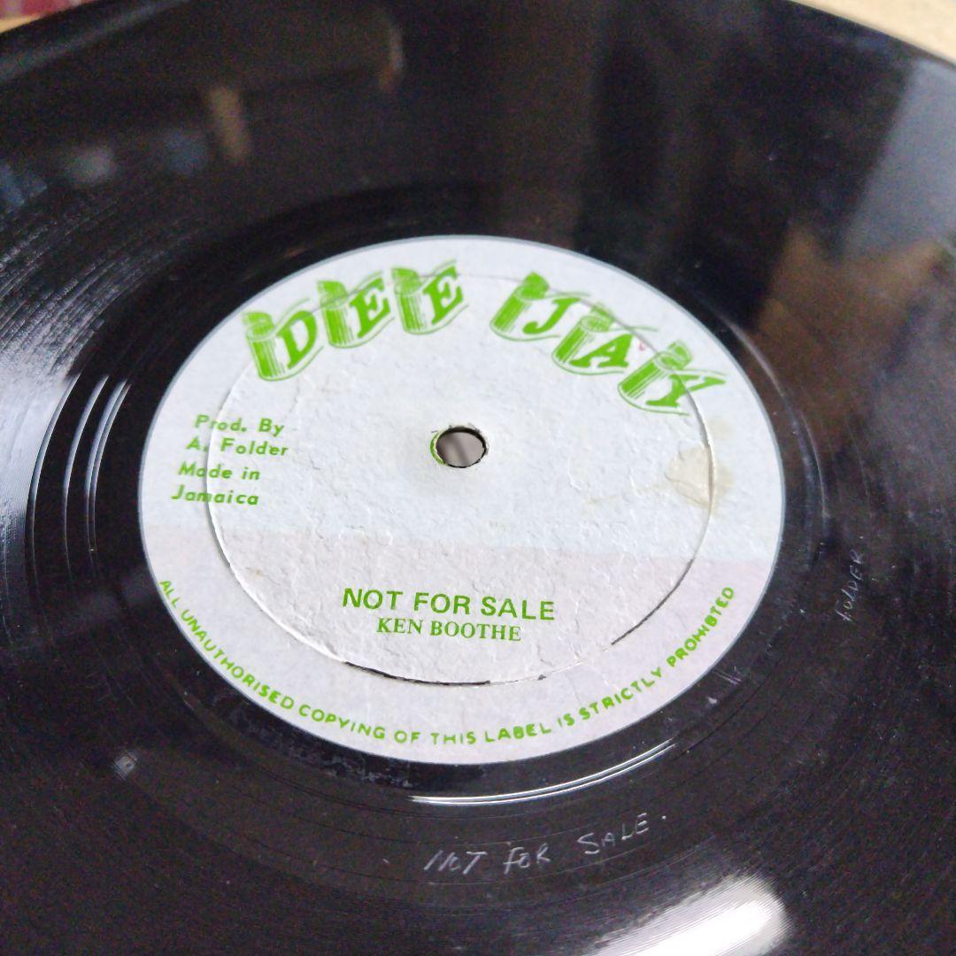 美盤KEN BOOTHE /Not for Saleジャマイカ盤オリジナル