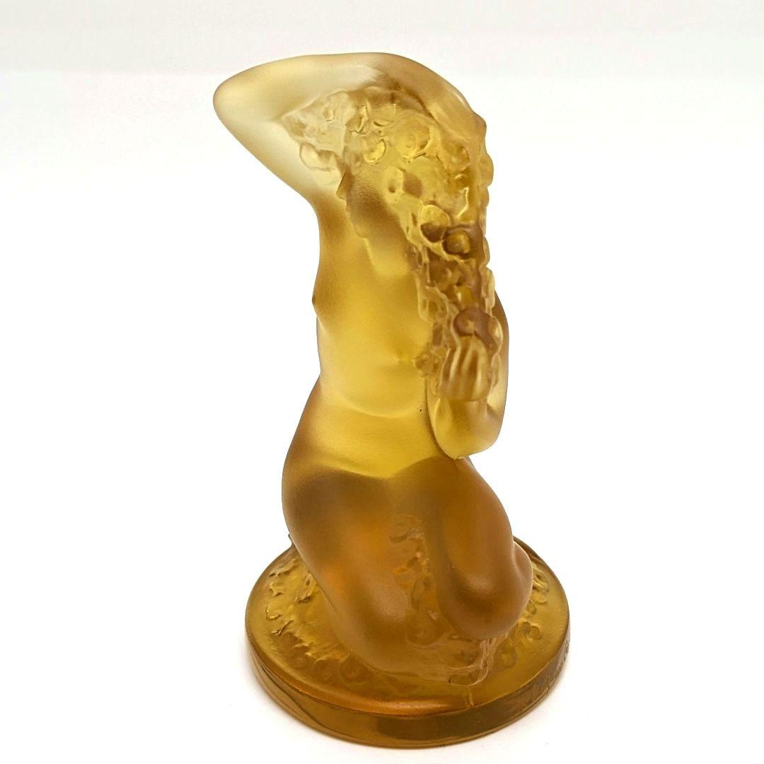 ラリック フロレアル 裸婦像 アンバー 琥珀 ヴィンテージ 美品 フィギュリン