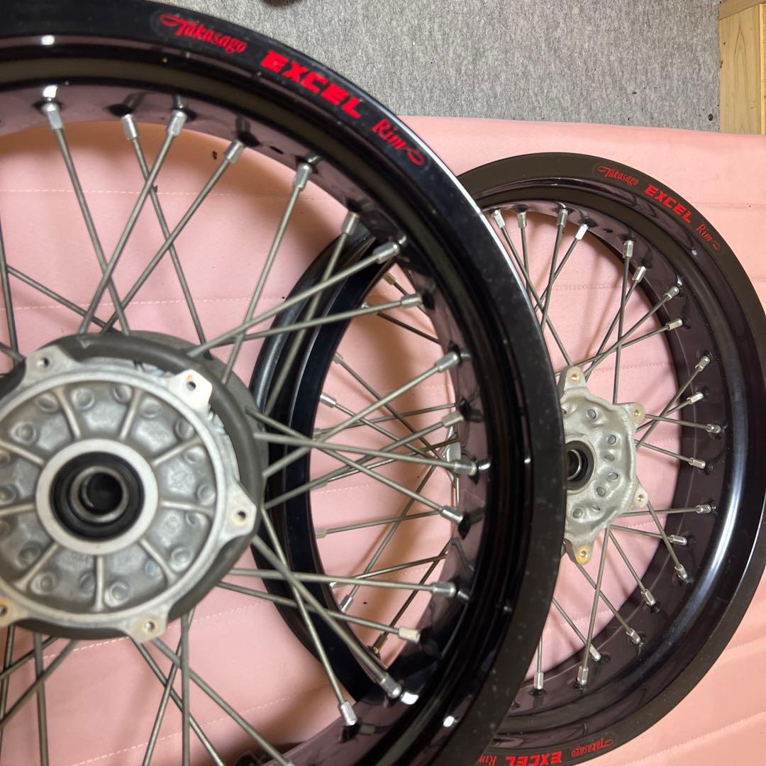 drz400sm用　Excel スポークホイール　純正