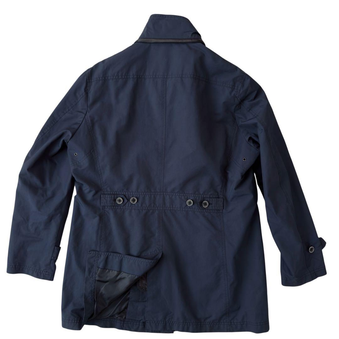 JOSEPH ABBOUD ジョセフアブード コート ネイビー L ミドル丈