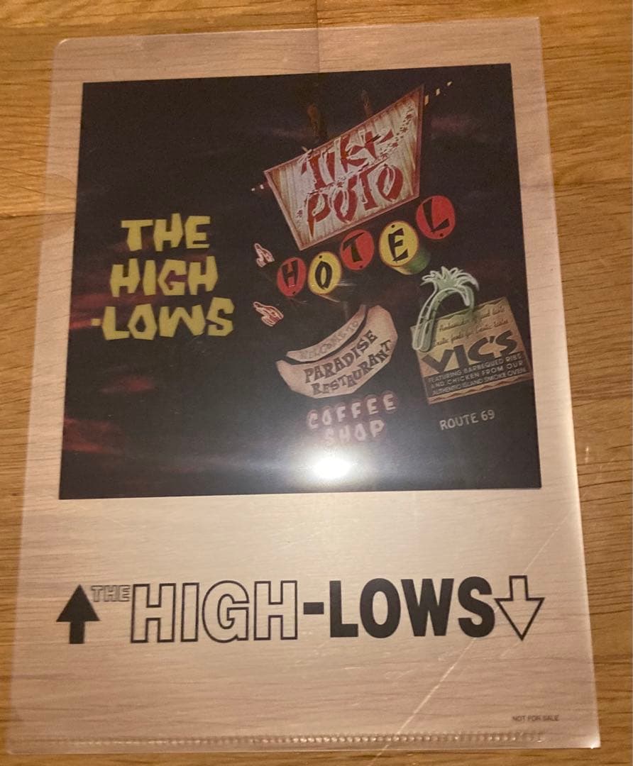 ザ・ハイロウズ HOTEL TIKI-POTO アナログ 特典クリアファイル