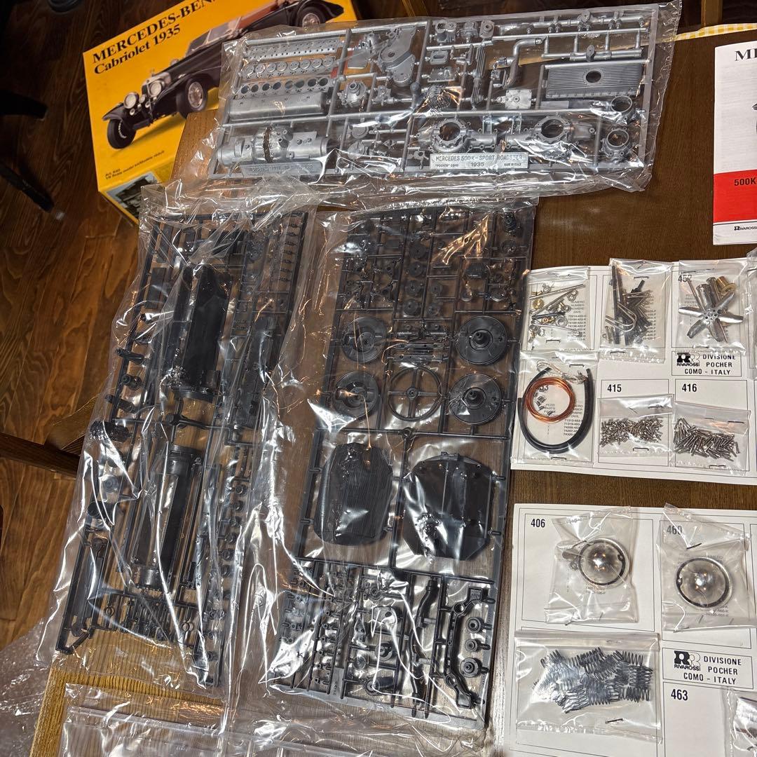 ポケール　1/8スケール　メルセデスベンツ　500K カブリオレ 1935