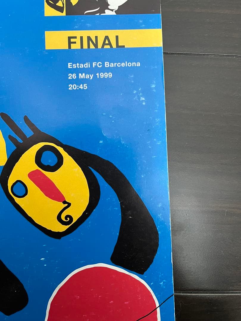 1998-99 CL Final マンU vs バイエルン マッチデープログラム