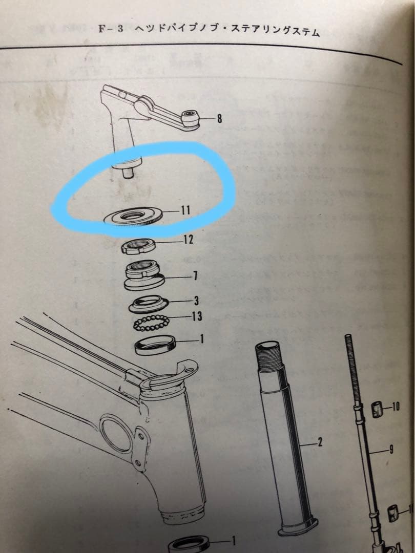ダックス純正2型分離ステム　検索) DAX モンキー　ゴリラ　シャリー　早矢仕