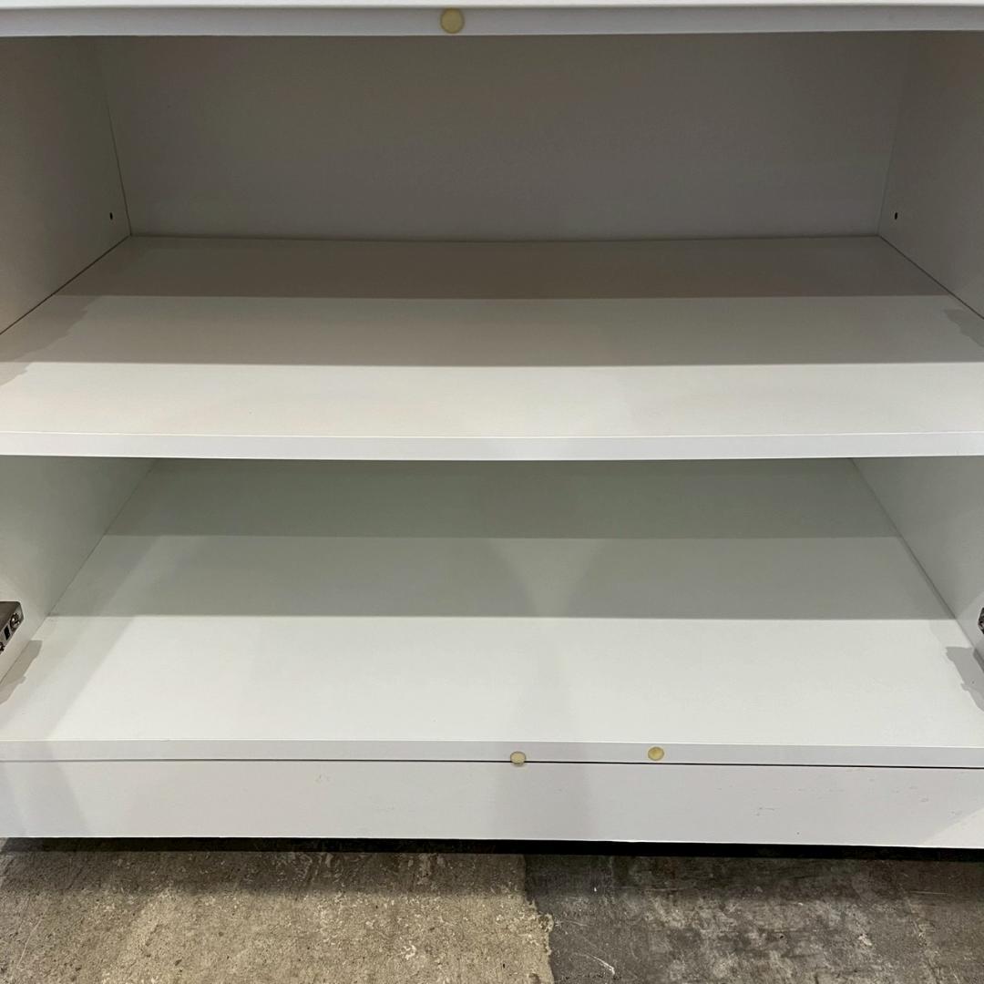 ニトリ キッチンボード フォルムN RE9090GWH レンジ台 食器棚