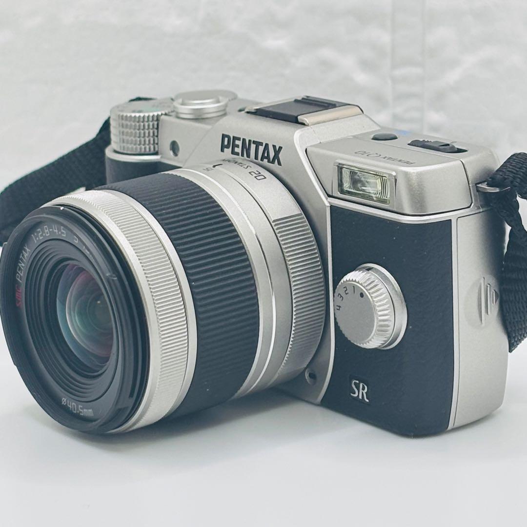 【美品】PENTAX Q10 ミラーレス 一眼 レンズセット　ケース付き