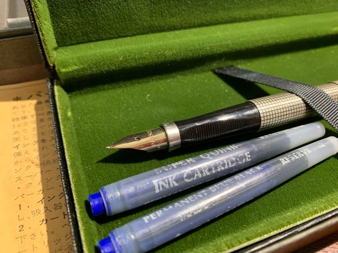 パーカー75シズレ 万年筆　スターリングシルバー純銀軸 極美品