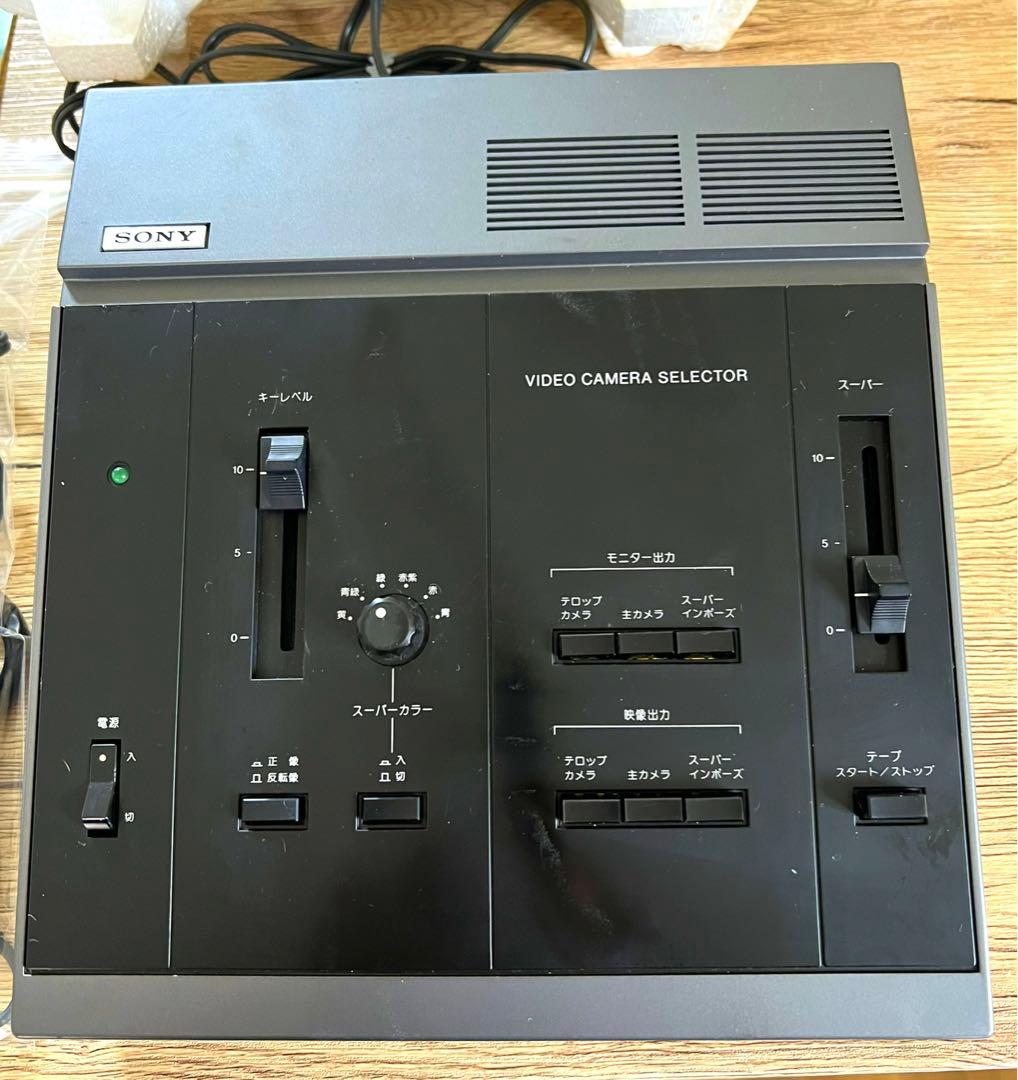 SONY HVM-110 HVS-2100 レトロ白黒ビデオカメラ