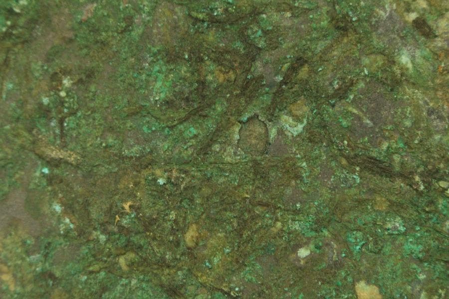 中国美術 青銅鏡 饕餮紋 時代物(HA507)