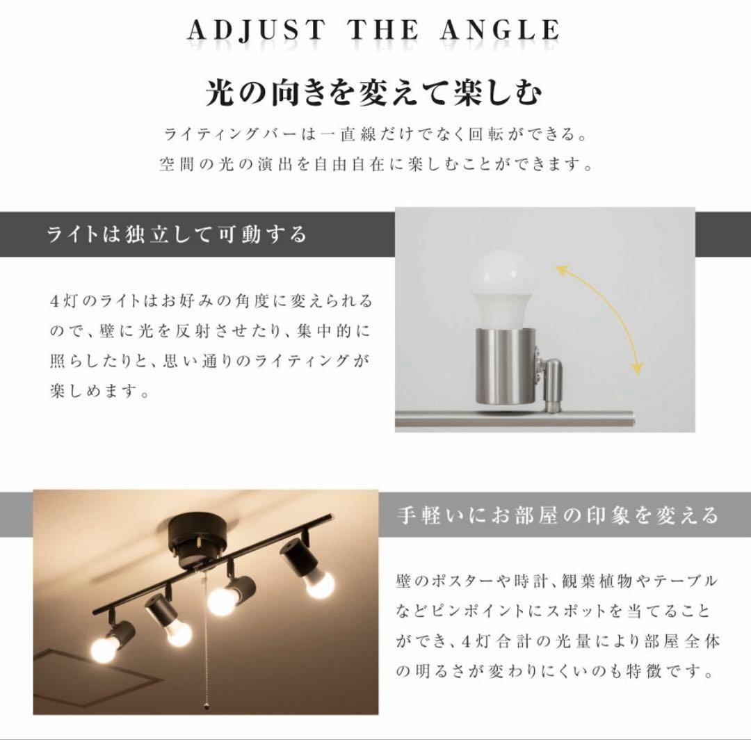 【新品・未使用品】 シーリングライト スポットライト ブラック