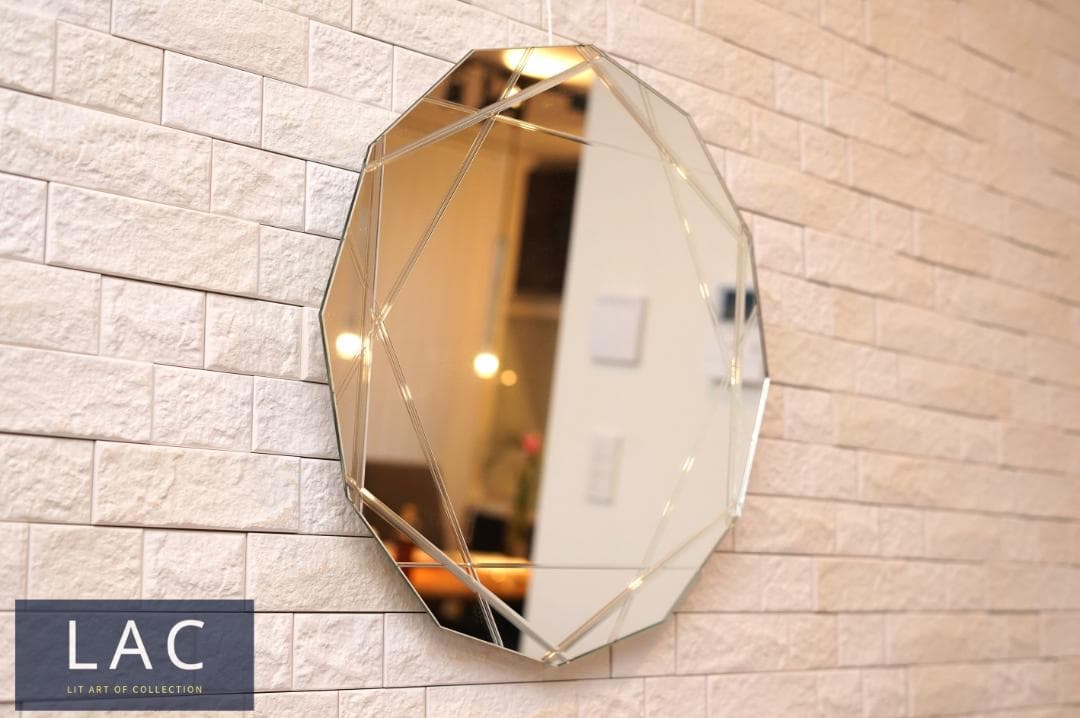 LAC☆ウォールアート ミラー 鏡 オブジェ デザイナーズ AB0057