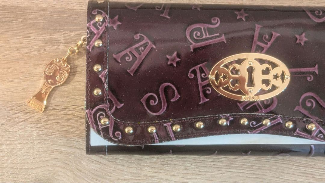 ♥新品・未使用品♥アナスイ ANNASUI ハリーフラップ 財布 ドーリーガール