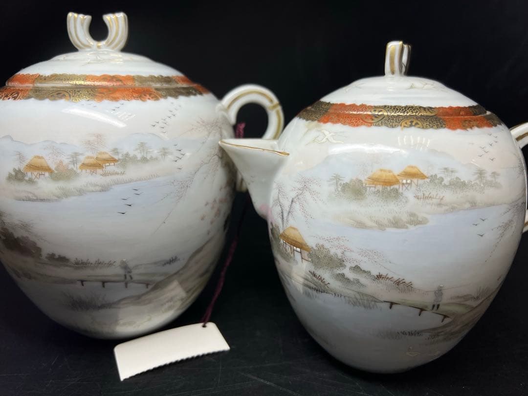 九谷焼　ティーセット　東Y8-0210②トコオ