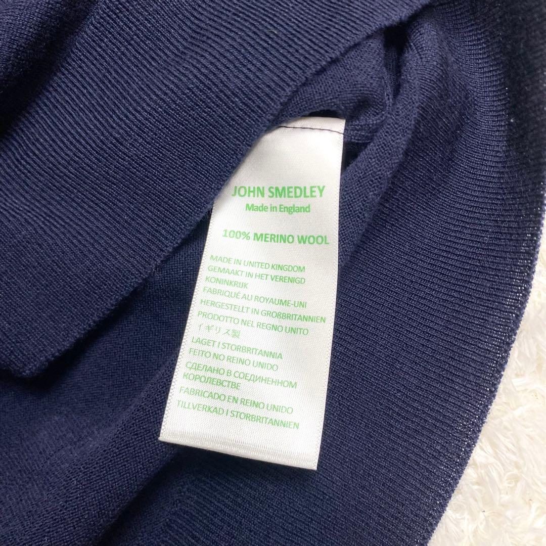 美品　希少XL 現行　ジョンスメドレー　ニット　タートルネック　メリノウール