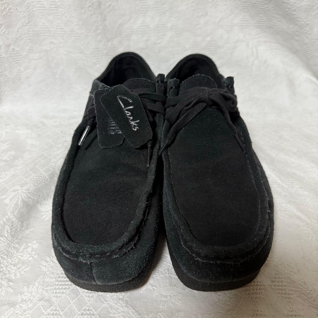 クラークス　ワラビーEVO　黒　27cm