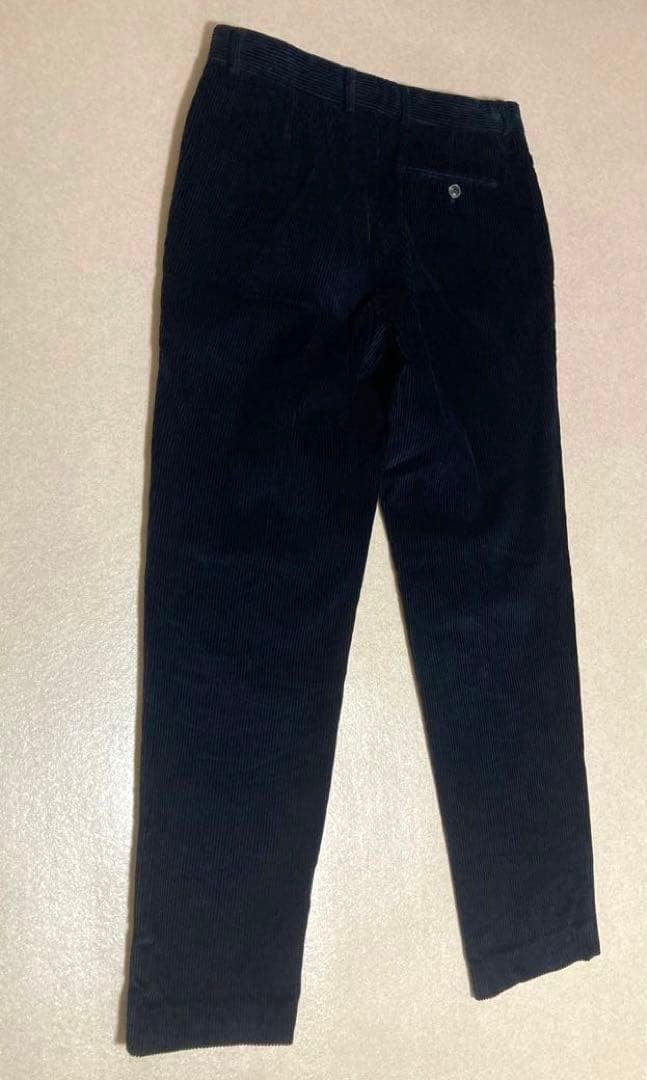 極美品 スティーブンアラン USA製 太畝 コーデュロイパンツ ブラックネイビー