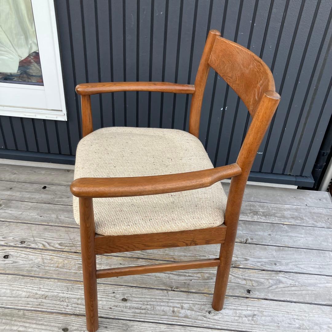 北欧レトロ 無垢材 ベントウッドチェアー アームチェア 木製椅子ダイニングチェア