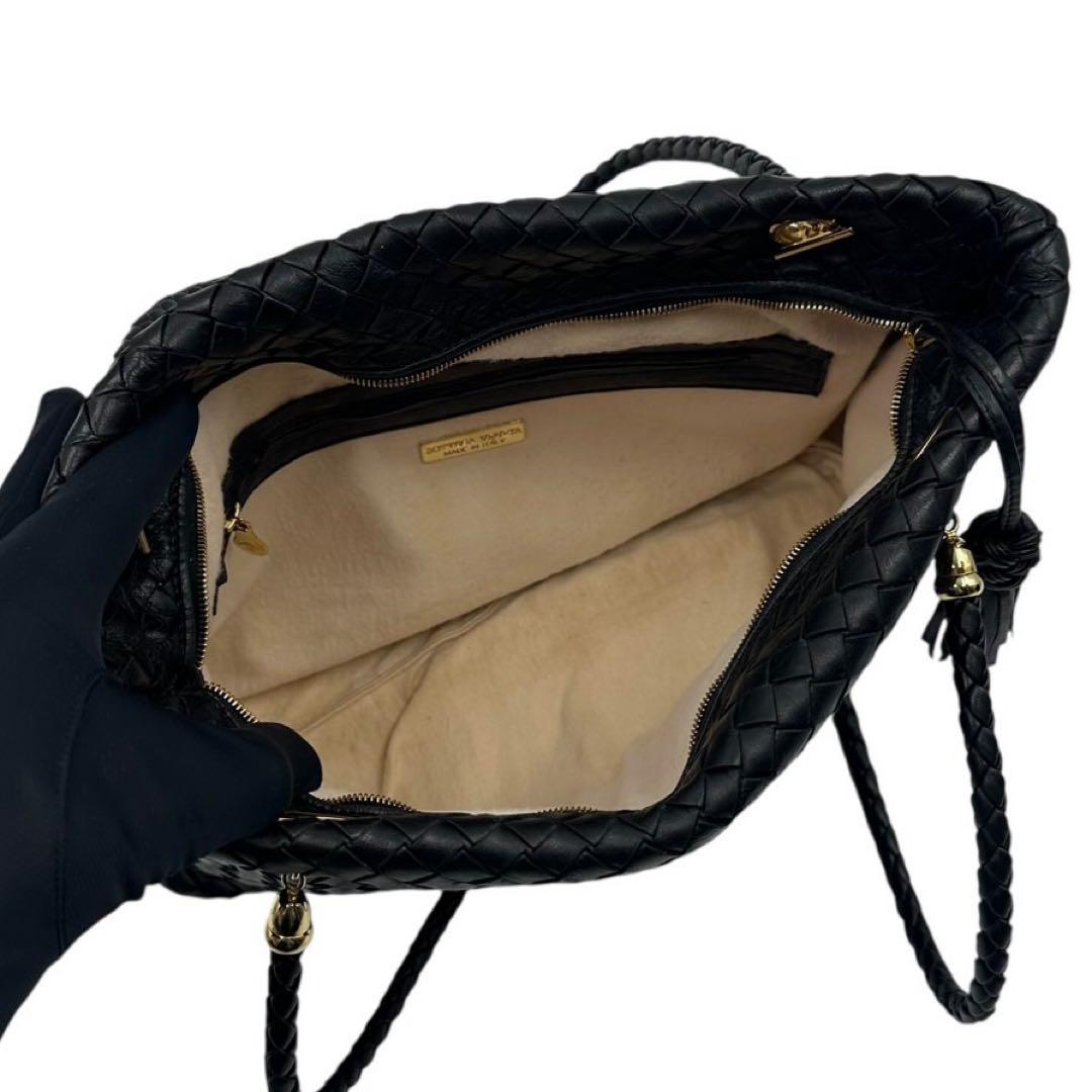 【良品】BOTTEGA VENETA ショルダーバッグ イントレチャート レザー