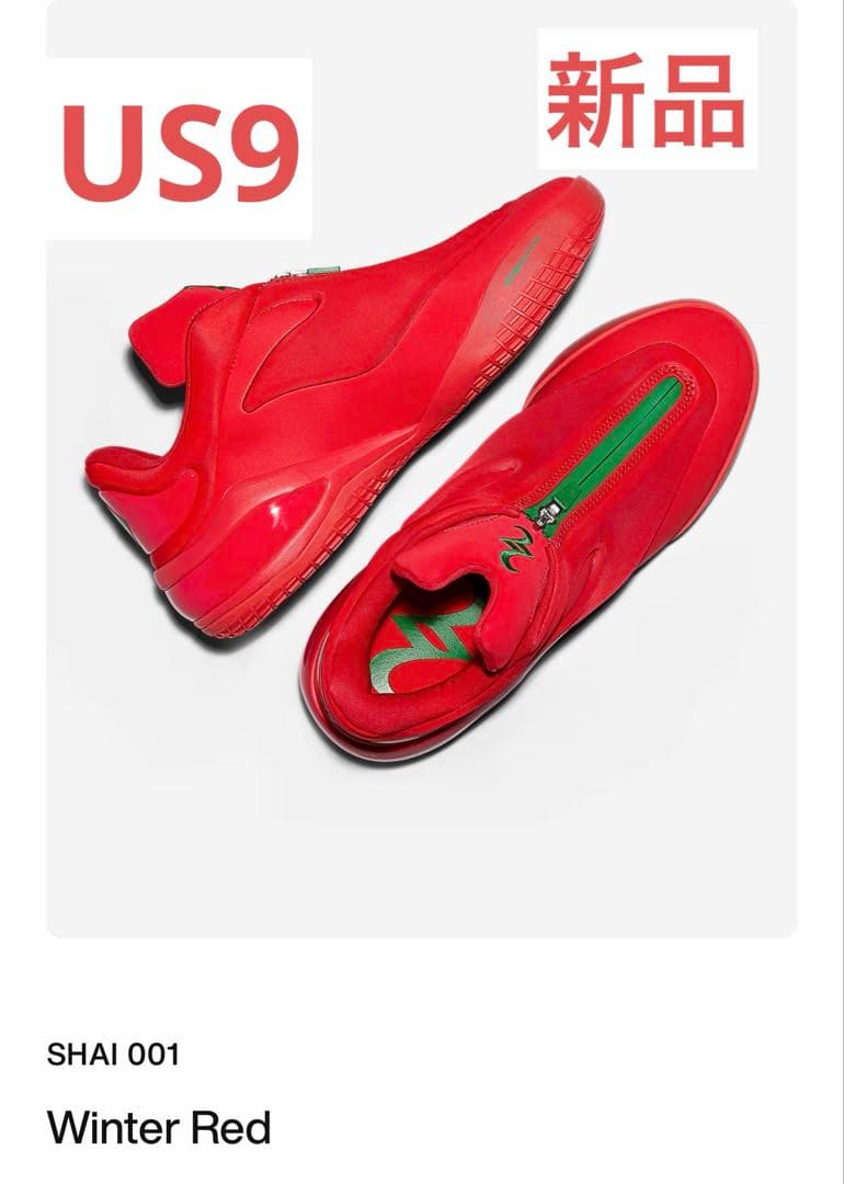 US9 新品 SHAI 001 converse Winter Red SGA