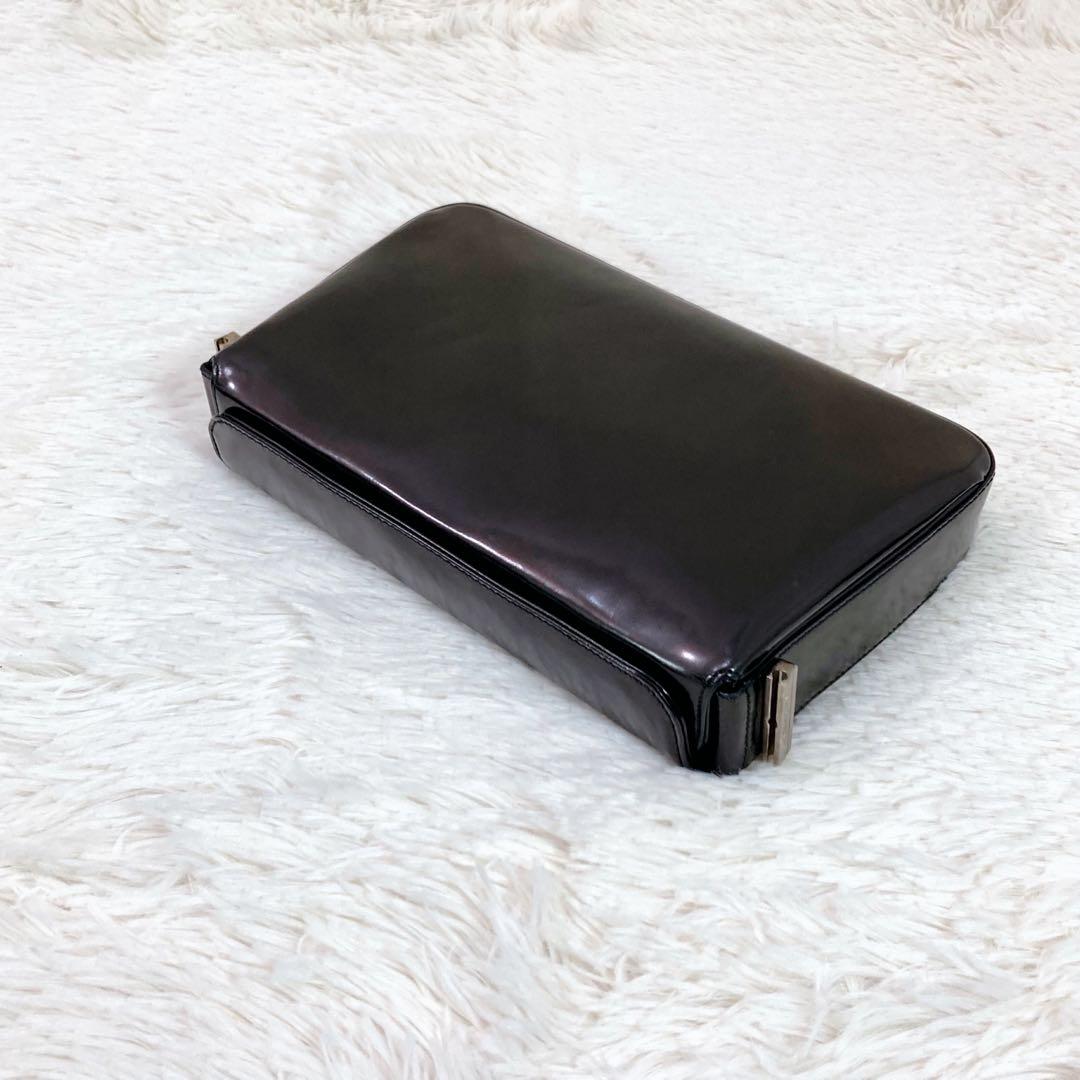 【美品】GIVENCHY ジバンシィ パテントレザー ハンドバッグ