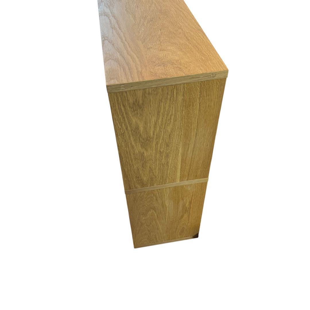 【美品】無印良品　スタッキングシェルフ　３段×２列　ラック