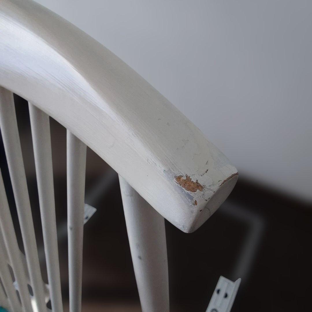 北欧風　レトロポップ　ダイニングチェア　ターコイズブルー　ミッドセンチュリー