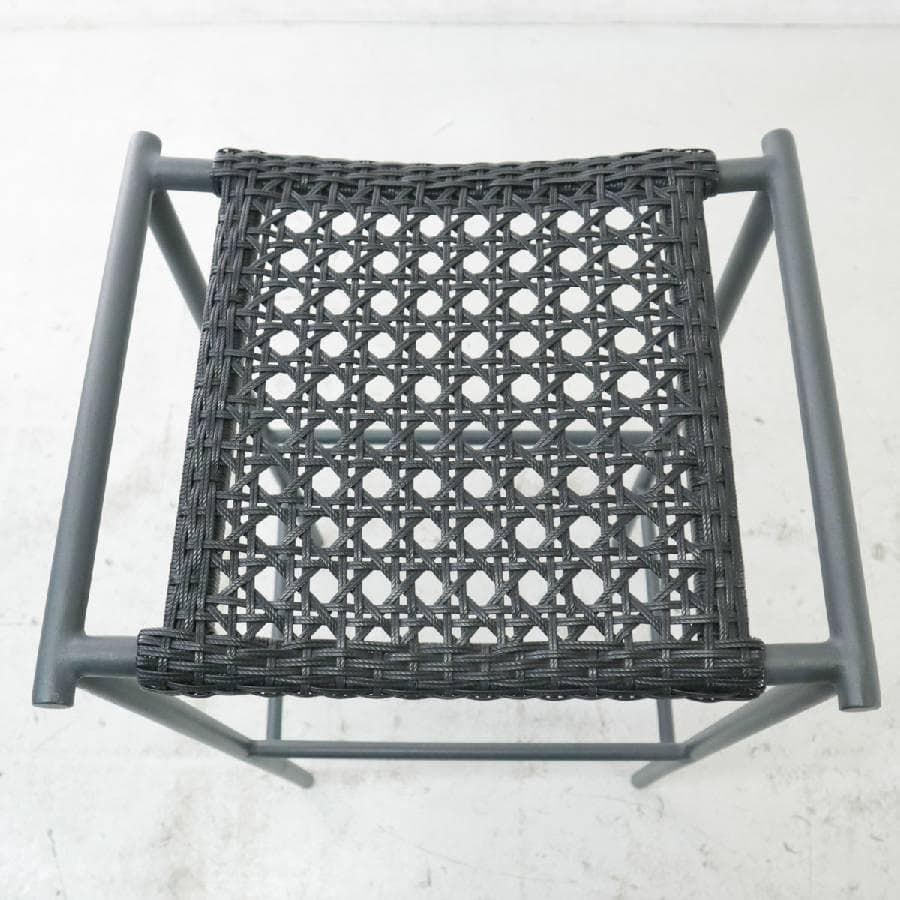 PATIO PETITE MAシリーズ ハイスツール ブラック 人工ラタン