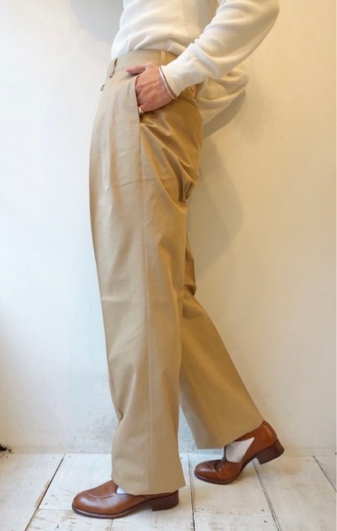 新品　NEAT Sustainable Chino Wide Type 1