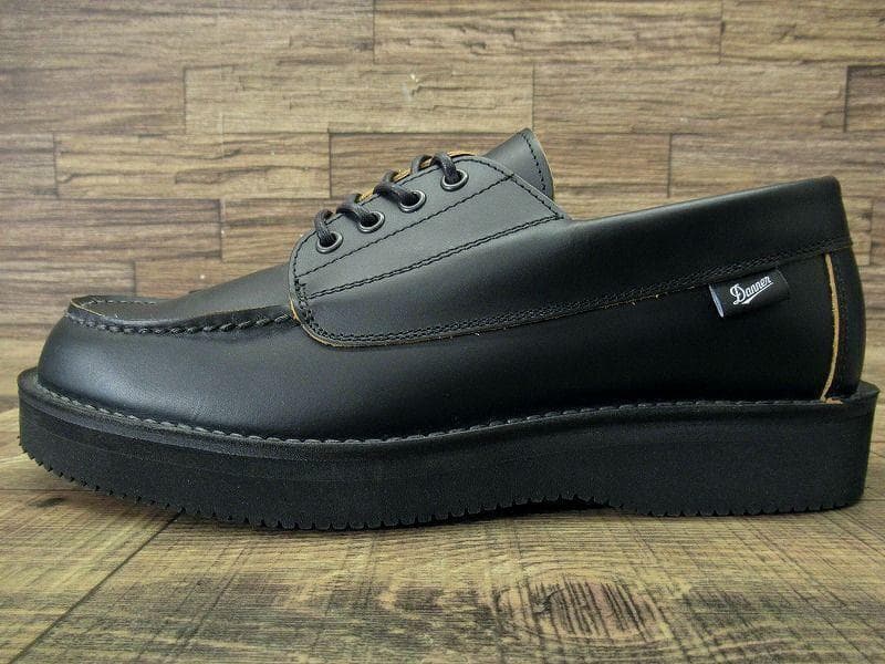 新品 ダナー ブローガン 茶芯 モカシン レザー シューズ 黒 25.5 ③