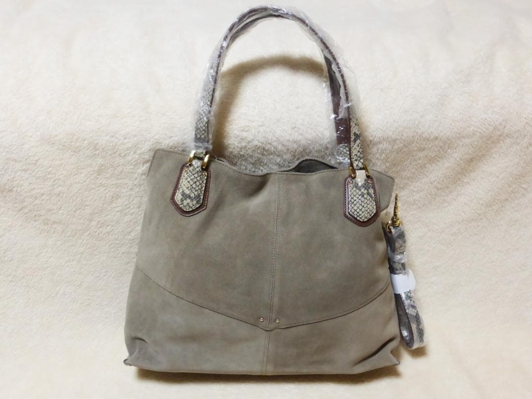 【minさま専用】トプカピ　スエードパイソン型押し2wayA4トートバッグ