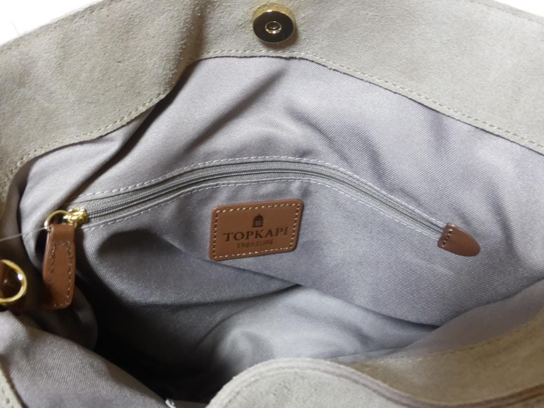 【minさま専用】トプカピ　スエードパイソン型押し2wayA4トートバッグ