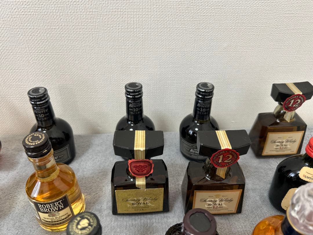 ウイスキー & ブランデー　ミニボトルセット