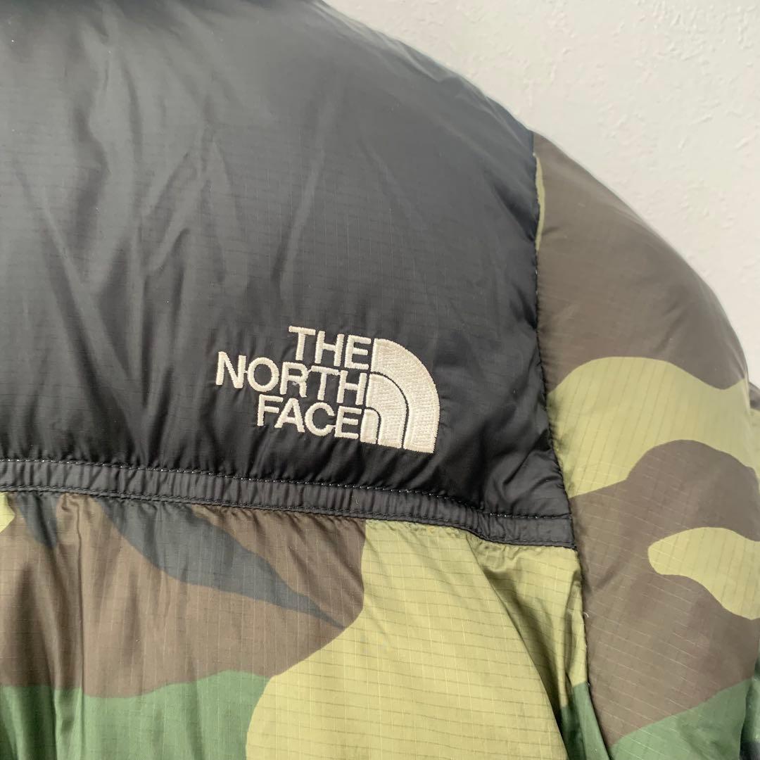 迷彩キッズ 130 ノースフェイス ダウンジャケット ヌプシ　northface