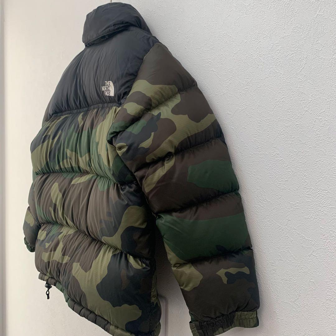 迷彩キッズ 130 ノースフェイス ダウンジャケット ヌプシ　northface
