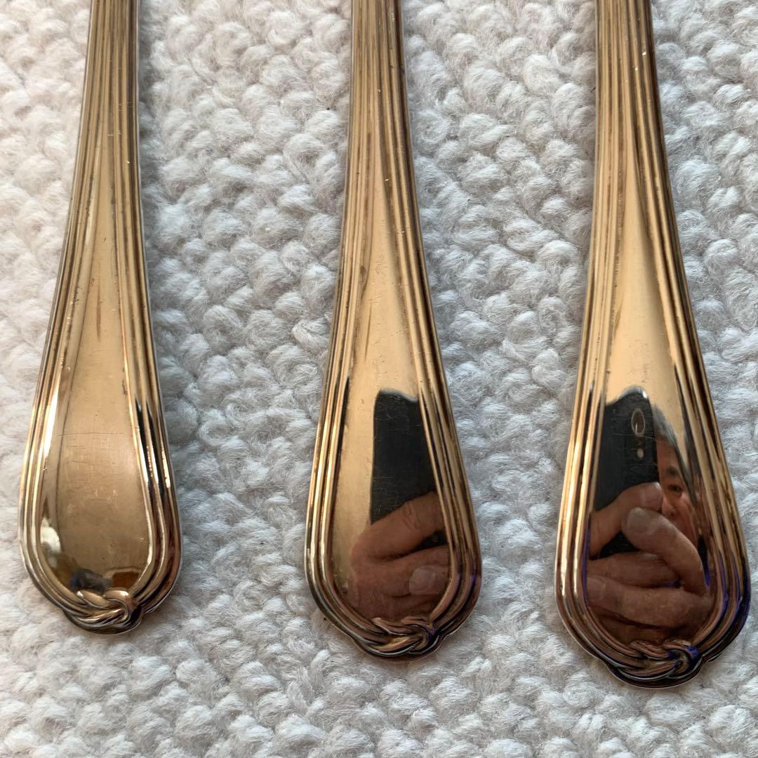 美品　クリストフル　ケーキフォーク　6本セット　銀メッキ　FRANCE刻印あり