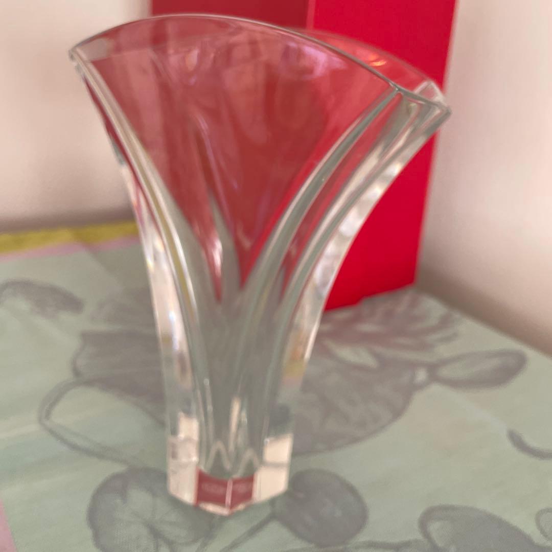 バカラ　Baccarat ギンコS 花瓶　元箱付き