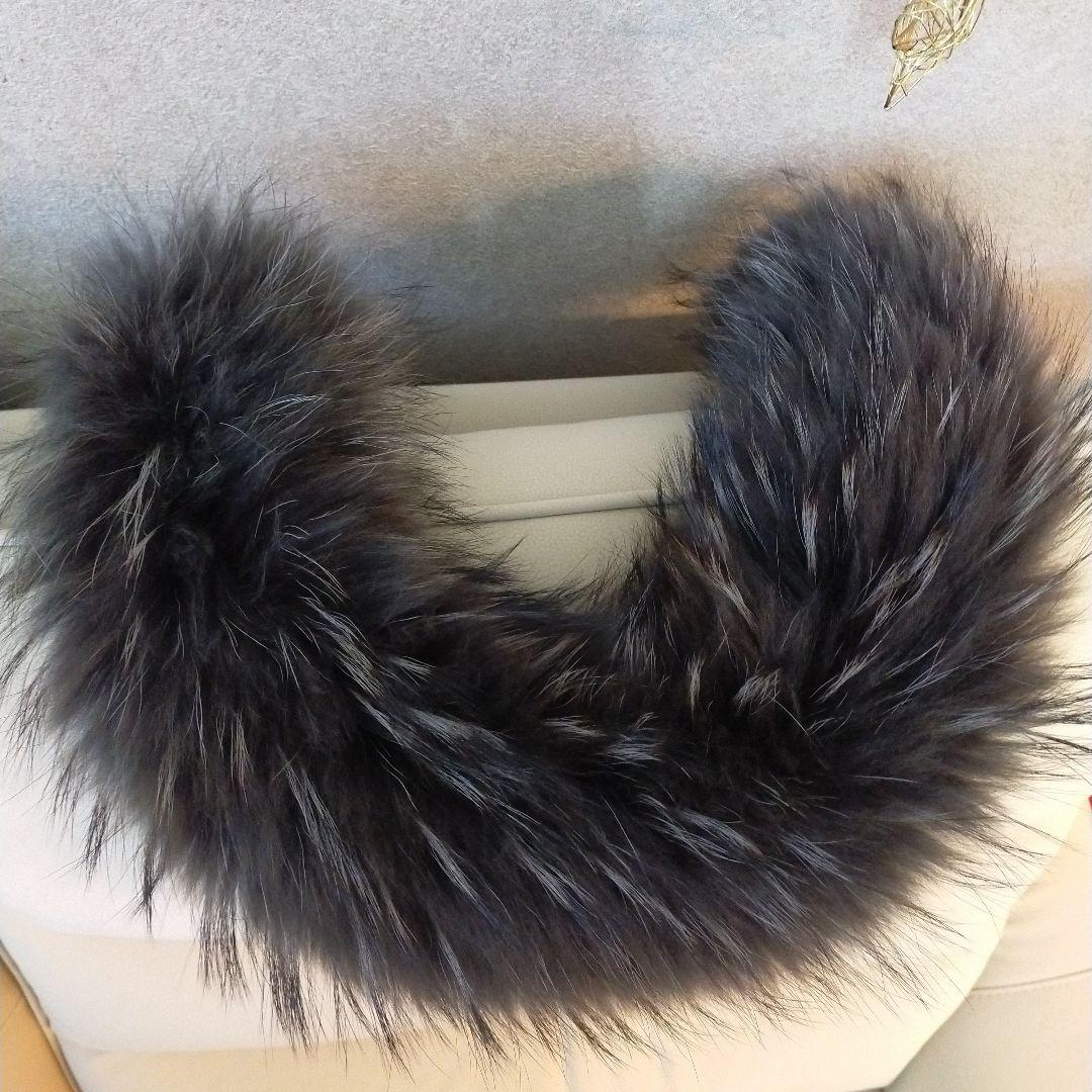 タトラス　フードファーのみ　ラクーンファー