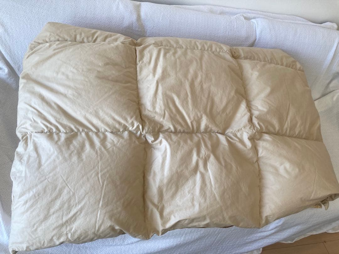 【美品】東京西川　ゴールデンナイト　羽毛掛け布団　シングル