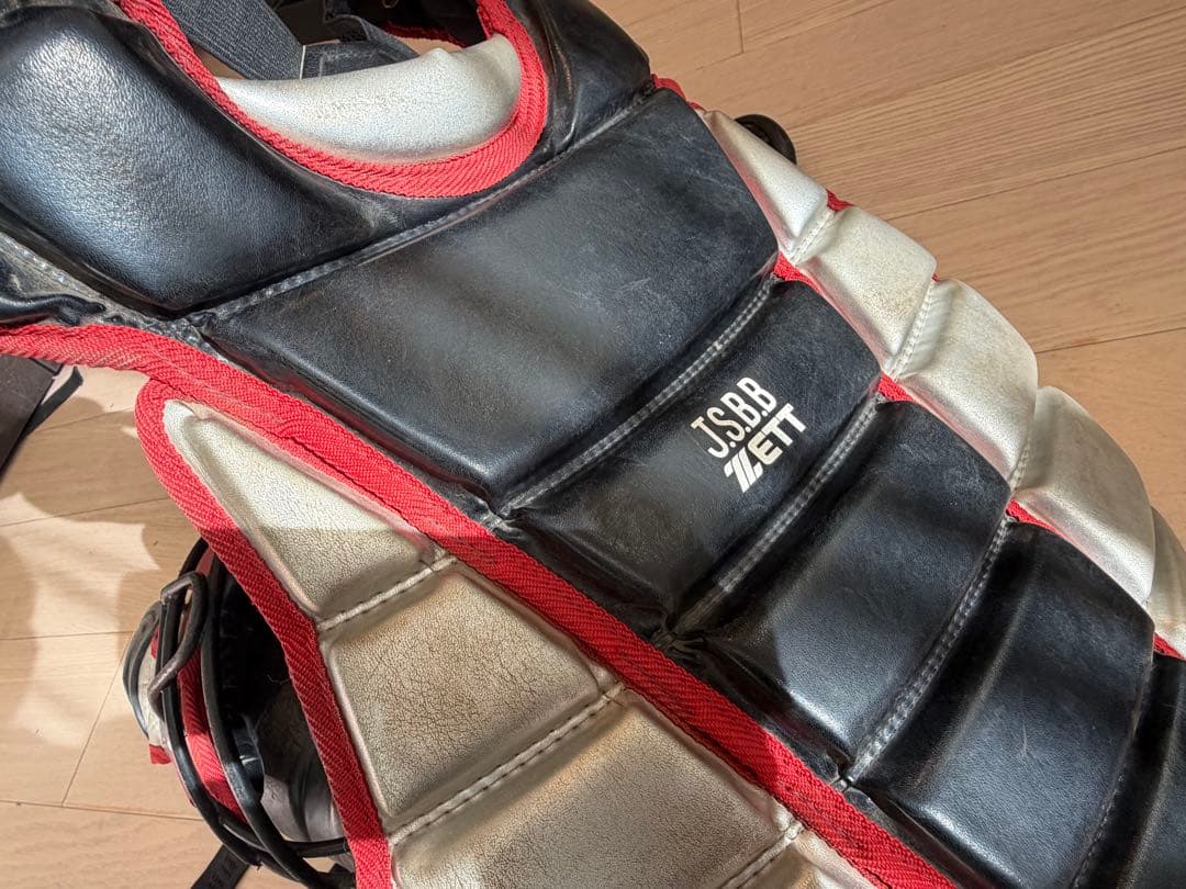 少年軟式ゼット　キャッチャー防具一式プロテクターレガース　マスクアンダーアーマー