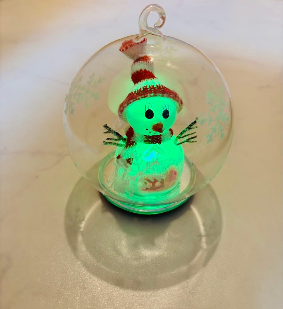 Franc franc☆クリスマスリース＆ 　　　スノードームset