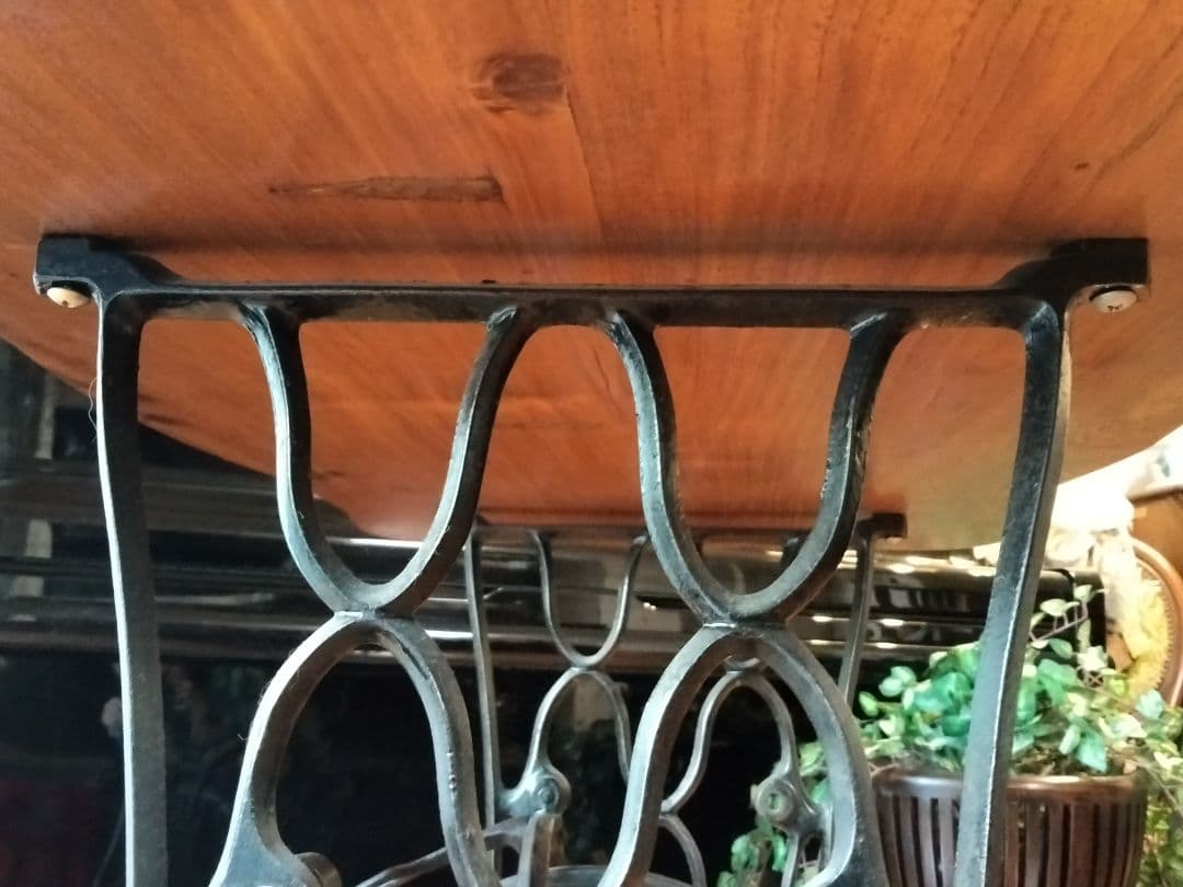 SINGER　足踏みミシン　アンティークテーブル　机