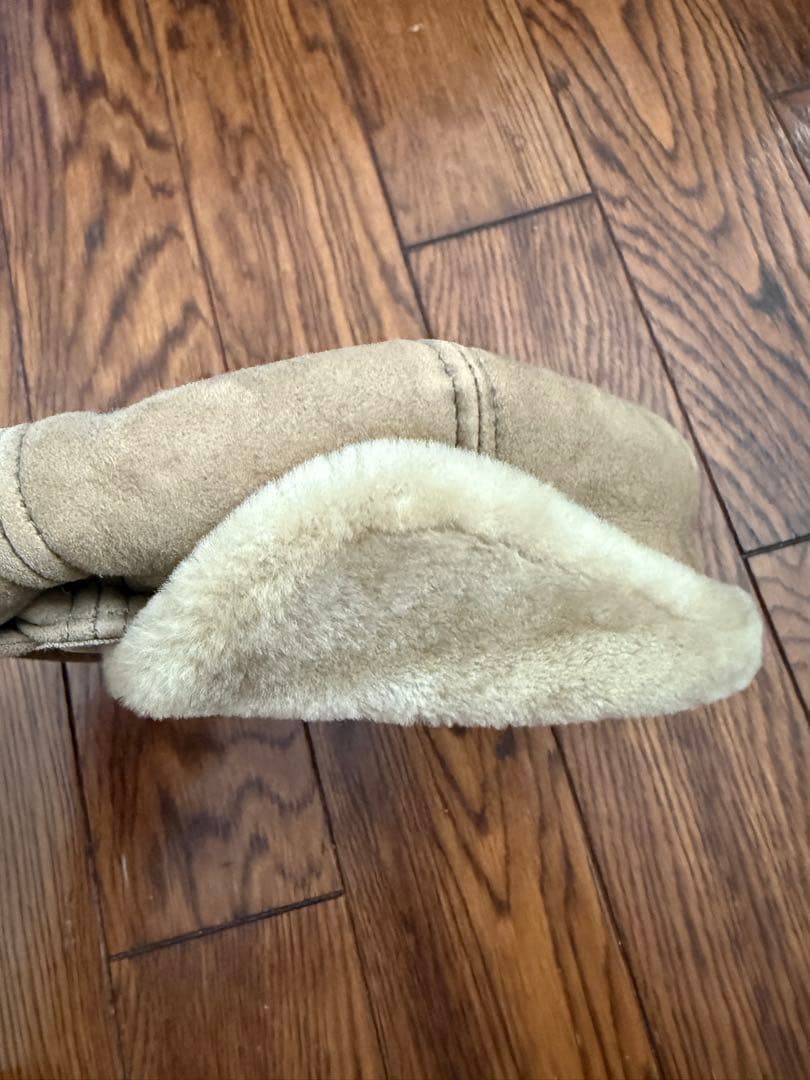 Margiela 09aw ブラウン スエード キャスケット　ベレー帽