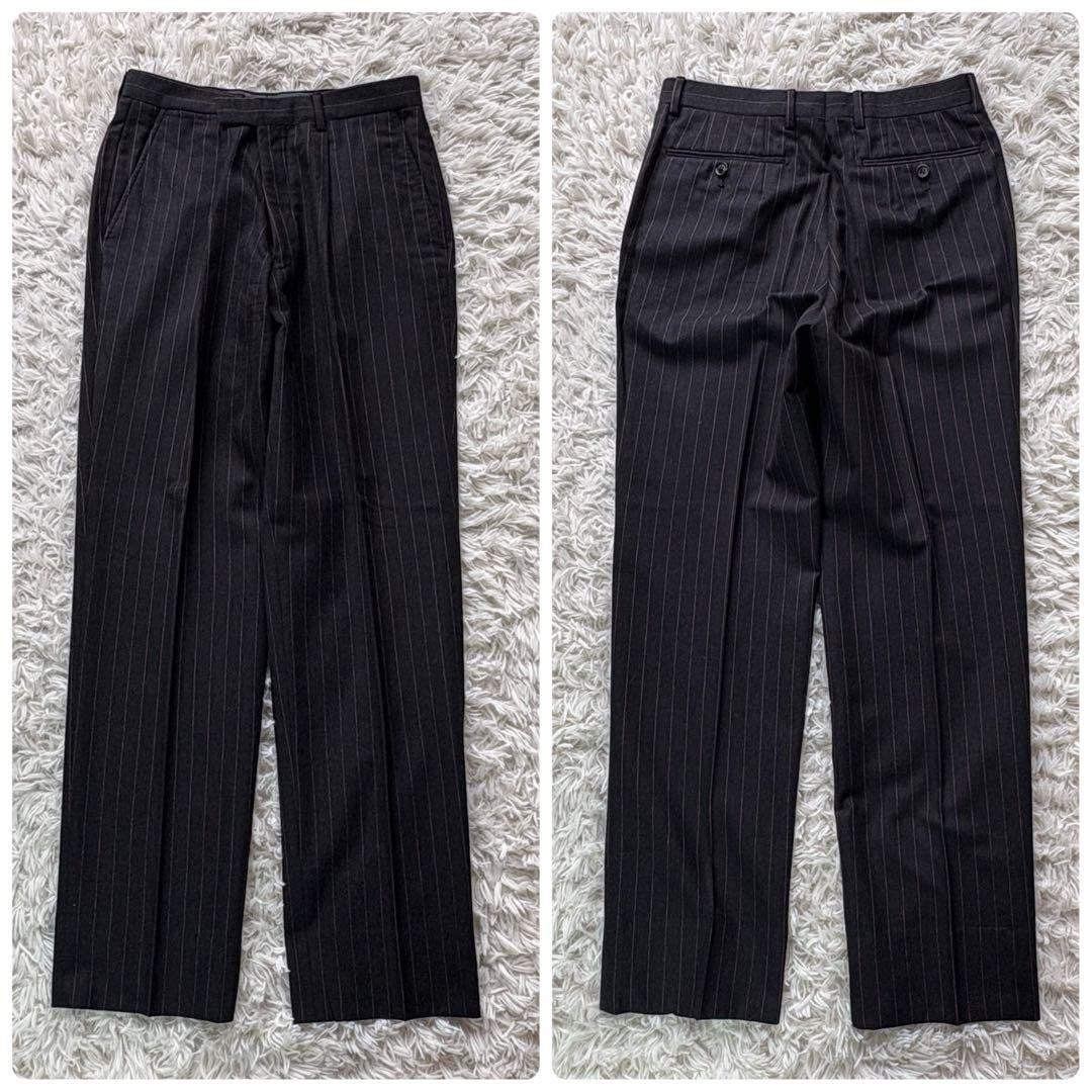 美品 ポールスミスコレクション スーツ 生地英国製カシミヤ混 グレー M