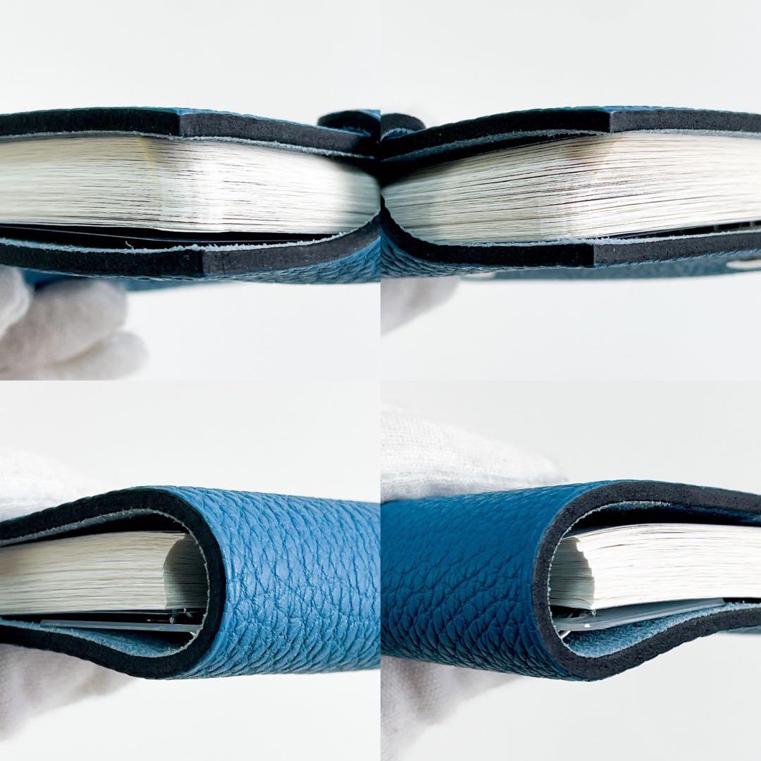 未使用 HERMES エルメス ユリスミニ トゴ ブルージーン 手帳 メモ帳