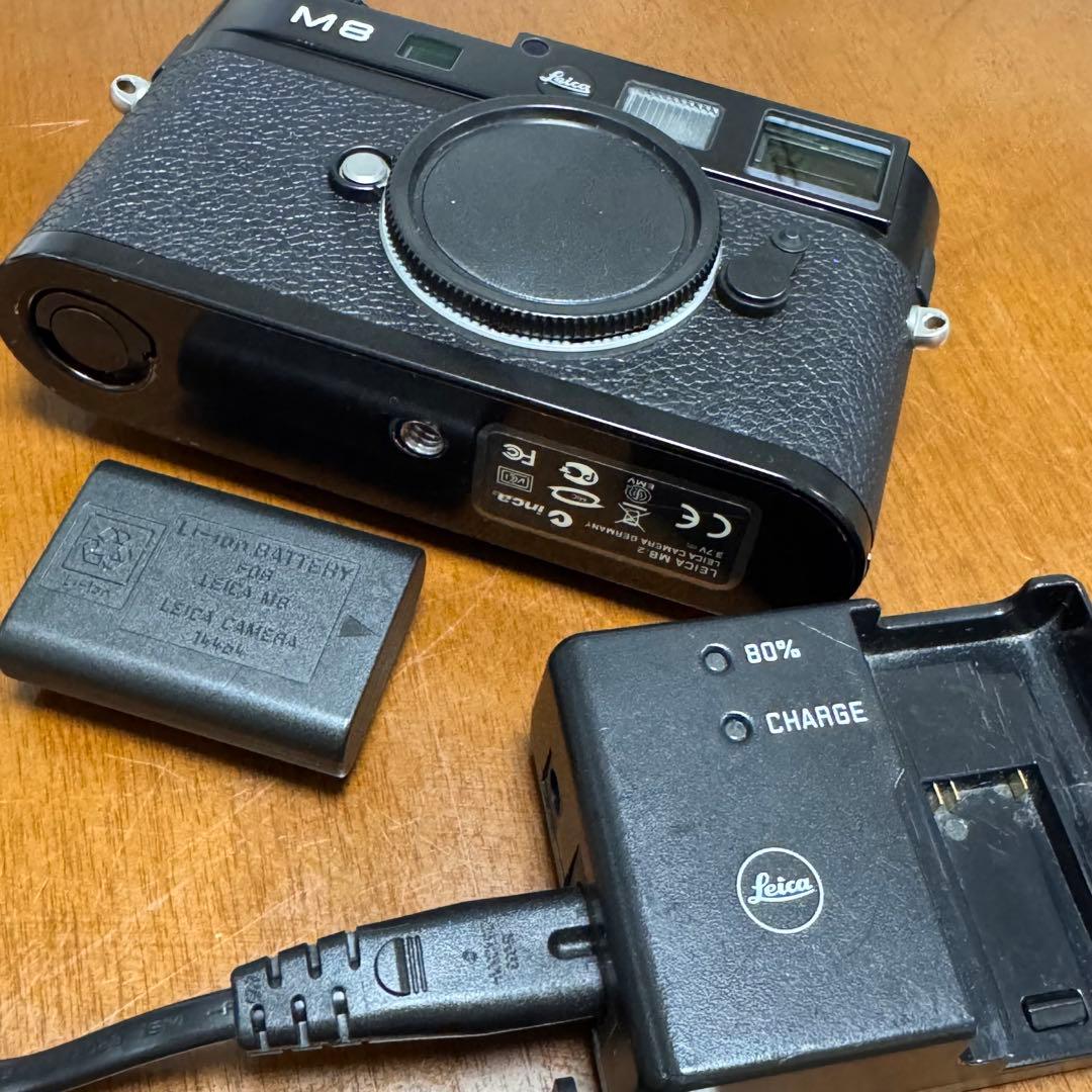 Leica M8.2デジタルカメラ ブラックペイント レンジファインダー